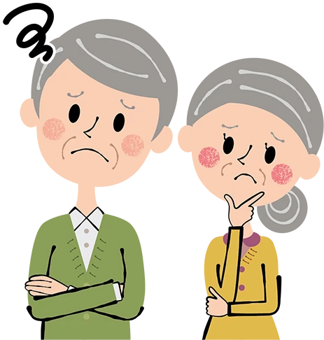 お悩みイラスト